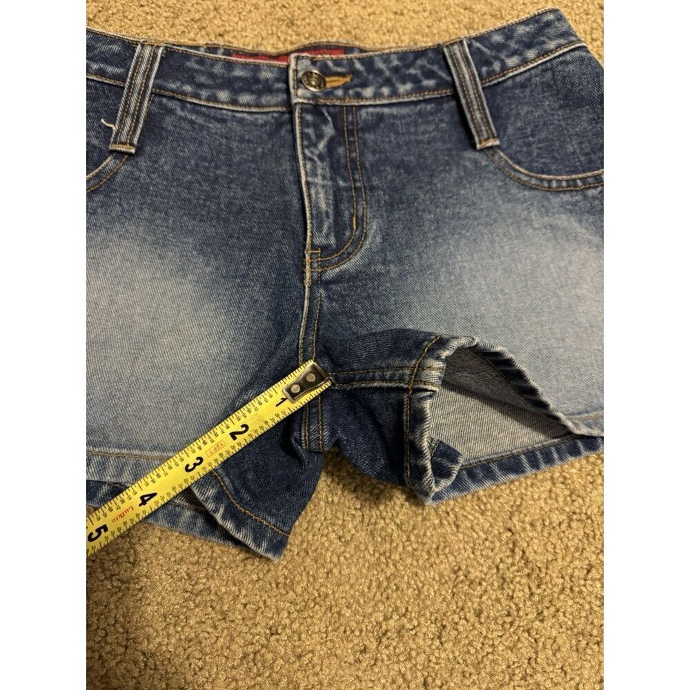 VTG Womens Denim Jean Mid Rise Shorts Lot Of 2 Travel Beach Preppy Y2k 90s Sz 6 - Picture 10 of 15